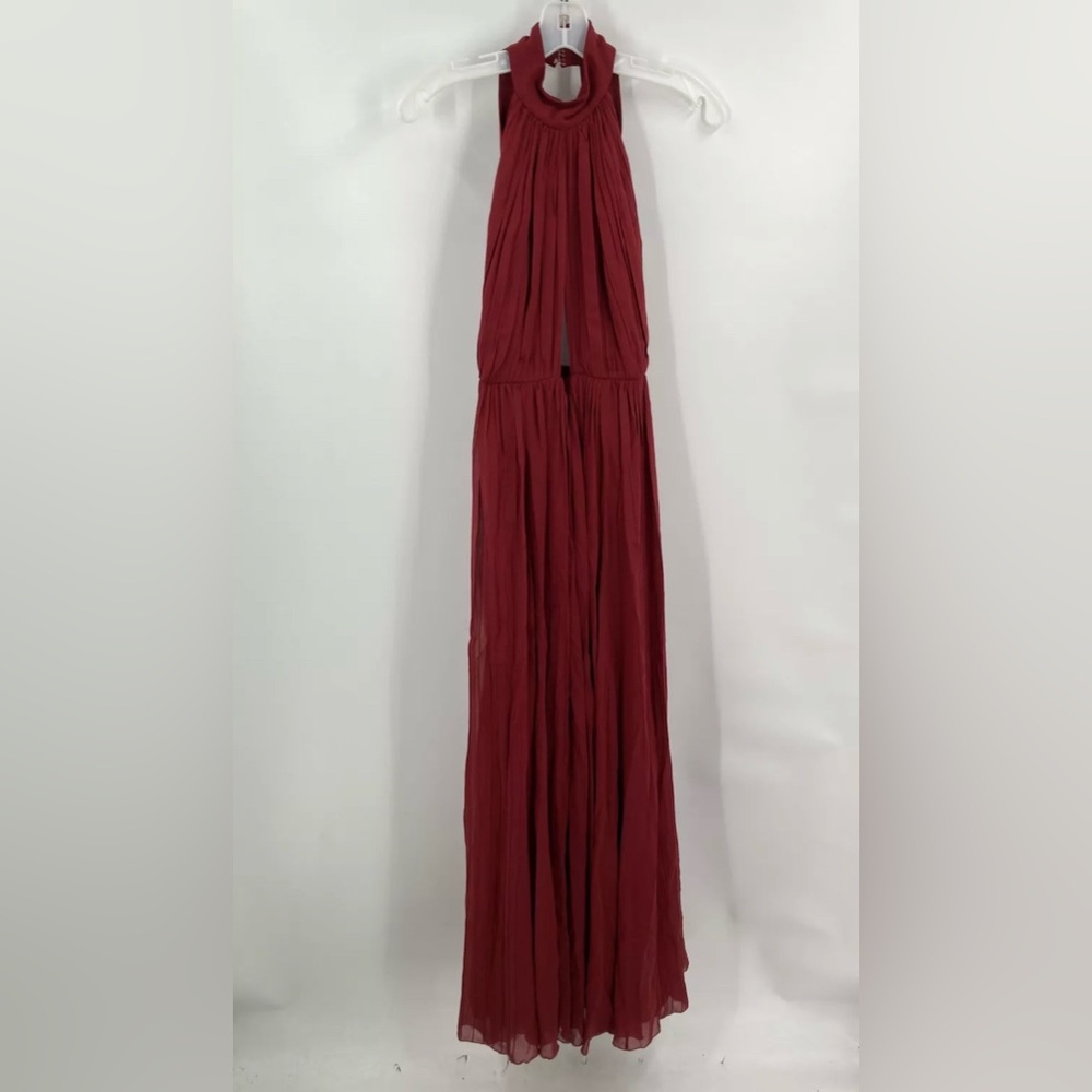 Elie Saab Red Silk gown